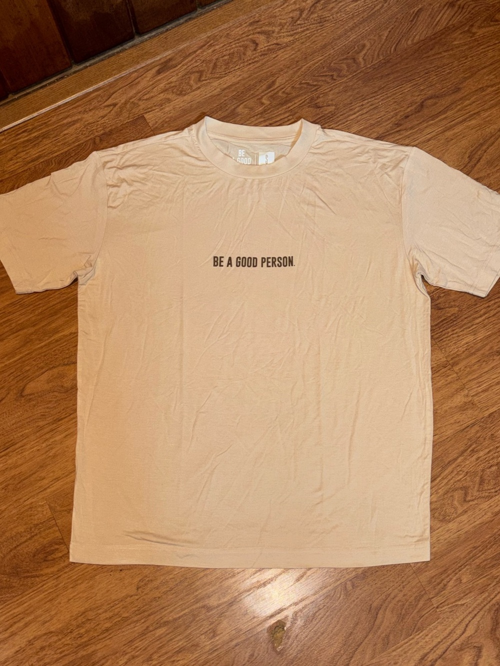 Be A Good Person Graphic Tee - Cream